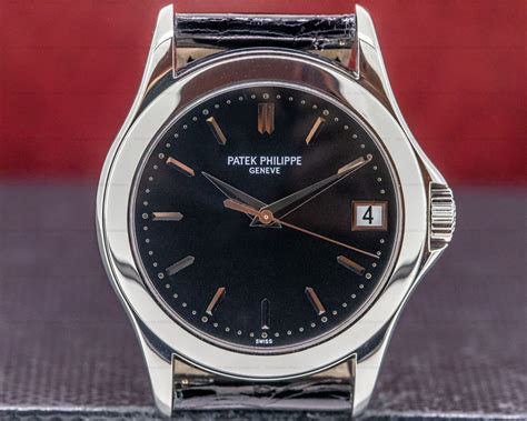 patek philippe 5107 platinum|Patek Philippe Calatrava 5107 Automatic in Platinum on Black..